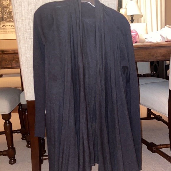 lululemon athletica Sweaters - Lululemon Dark Grey Wrap Sweater (8)